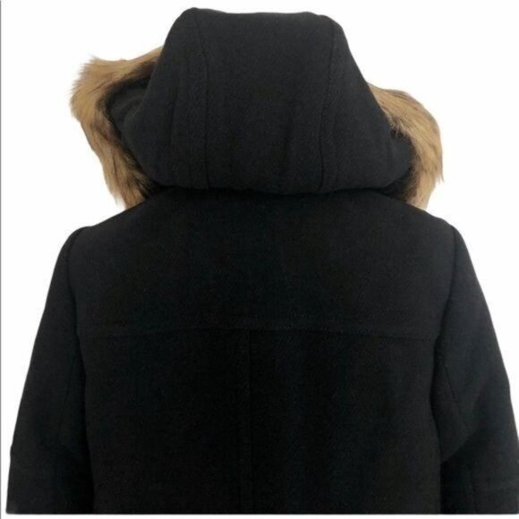 J. Crew Coat Chateau Parka Italian Stadium Cloth Wool Size 0 NWT - Picture 11 of 15